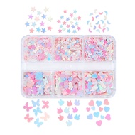 DO Star Mixed Sequins Set Glitter Sequins Manicure Glitter Sparkle Design Nail Decoration Accessorie