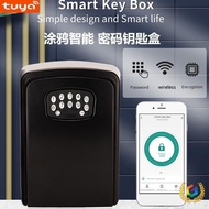Graffiti Fingerprint Key BOX Mobile Phone APP Unlock B & B Wall-Mounted BOX Key Storage BOX Password