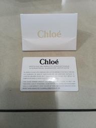 【二手衣櫃】原廠紙盒 Chloe 蔻依 眼鏡盒 附原廠保卡 保證卡 白色 禮品盒 17.5*8*7cm 太陽眼鏡 包裝盒