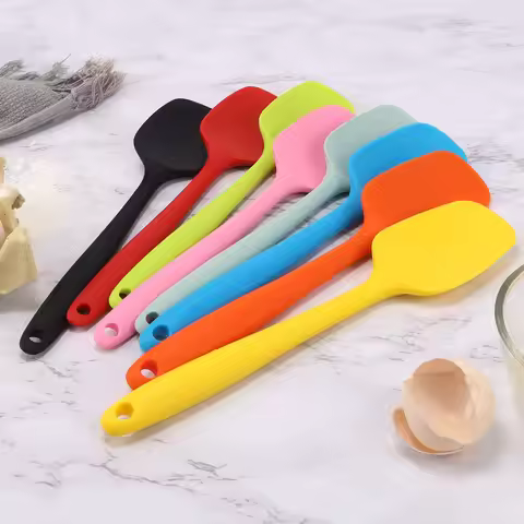 Silicone Spatula Multicolor Food Grade Non Stick Butter Cake Baking Spatula Cooking Silicone Spatula