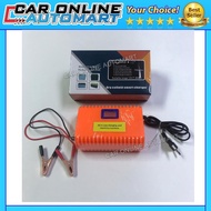 INTELLIGENT CHARGER Battery Charger Car SUITABLE Range 12V / 7 - 80AH (ORANGE)