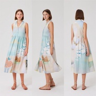 OUR SECOND NATURE Savour Lyocell Midi Dress