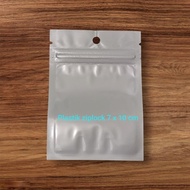 Plastic packing clip/ ziplock plastic 7x10cm