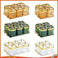 [PrettyiaSG] Snack And Nut Serving Plate, Candy And Nut Dish with Lid, Snack Plate for Living