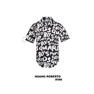 Men's SHIRT short sleeve DS~Q NEW LETTER PATTERN SS24 MODERN, YOUTHFUL, LUXURY FORM