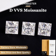 Princess Moissanite D Color VVS 3ct 8ct 10ct Loose Moissanite stone Customized jewelry Moissanite Di