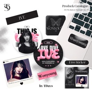 Pin Button IVE Mini Fanmerch Unnofficial by TDays Pin Badge Brooch Pin Tudung