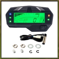 【quanze14.sg】Universal Motorcycle Lcd Digital Meter Speedometer Odometer Tachometer 1000RPM Gauge for Yamaha FZ16