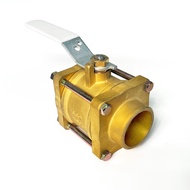 Brass Three Piece Ball Valve (Official Store Thailand) บอลวาล์ว 3 ตอน ทองเหลือง รับแรงดัน 600 WOG