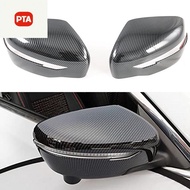 ส่วนข้างทำจากคาร์บอนไฟเบอร์รถยนต์สำหรับ Nissan NP300 2015 2023อุปกรณ์เสริมกระจกป้องกัน
