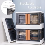 High Transparent Plastik Almari Baju Chest Clothes Crawer Cabinet Storage Box Organizer Cupboard