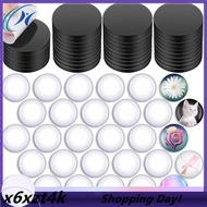 Fridge Magnets for DIY Crafts Sets Round Magnetic Discs with Clear Dome Cabochons Glass Magnets Disc