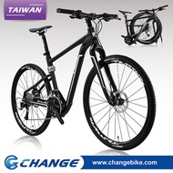 【CHANGE】DF-811K Folding Bike Foldable Bicycle 27.5 inch lightweight Shimano 27 Speeds travel bike