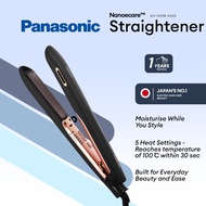 Panasonic nanocare Hair Straightener Smooth Styling Added Moisture with nanocare EH-HS9B-K655