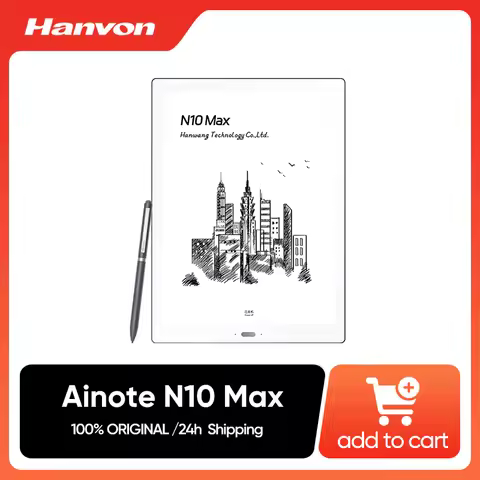 Hanvon N10 Max | 13.3" Paperlike Display • Write on A4 Sized Docs • Built-in PDF/WeChat Reader