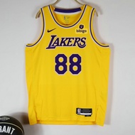 【High Quality】2023-24 Men's New Original Los Angeles Lakers LE SSERAFIM #88 Huh Yunjin Jersey Icon E