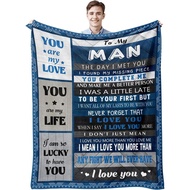 Gifts for Men Him Boyfriend Blanket, Boyfriend Birthday Gift Ideas, Wedding Anniversary Birthday Gif