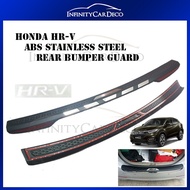 Honda HRV HR-V Chrome Stainless Steel ABS Car Rear Bumper Guards Step Protector