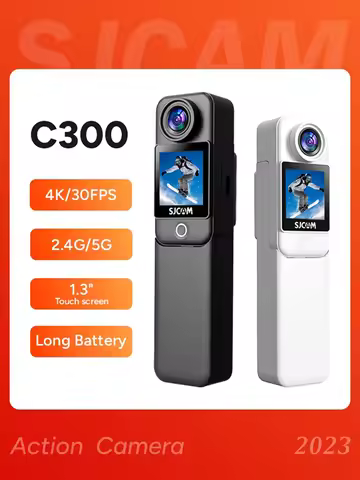 SJCAM C300 Pocket Action Camera 4K FHD With Long Battery Life Video 30M Waterproof 5G WiFi Camera Sp