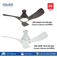 *Installation Available* KDK Airy 40" / 48" Ceiling Fan with Wifi Connectivity, DC Motor, Dimmable LED, Remote Control