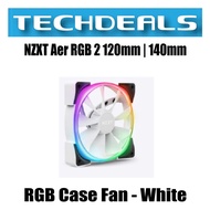 NZXT Aer RGB 2 Case Fan - White | 120mm | 140mm