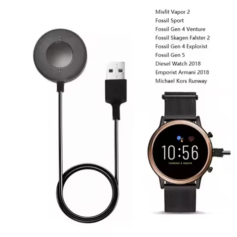 Watch Charger USB Charging Cable for Fossil Gen 6 /Gen 4 /Gen 5
