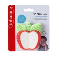 Infantino - Lil Nibbles Vibrating Teether Apple : ยางกัดแอปเปิ้ล