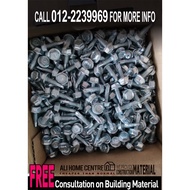 [DSM516-24T X 1000PCS] 10# X 5/8" SCREW ROOFING AWNING SELF DRILLING HEXAGON HEAD FOR METAL SKRU BUM