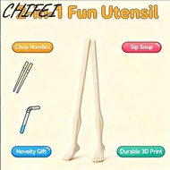 CHIFEI 1pair Foot Shape Chopsticks, 22cm Lightweight Toe-Shaped Chopsticks, Funny Soles of Feet With