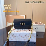 100%1:1 [Actual Shooting d10r] Genuine Leather Fashion Female Chain Shoulder High-End Ba