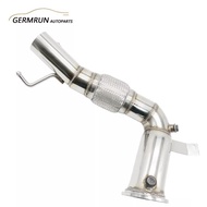 STAINLESS DECAT DOWNPIPE EXHAUST PIPE FIT For BMW MINI COOPERS F56 2014+
