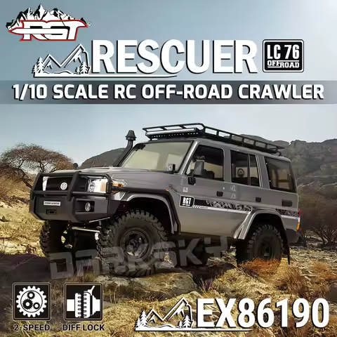 RGT EX86190 2026 Simulation LC76 1/10 RC Electric Remote Control 4WD Climbing Model Car Crawler RTR 