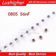 100pcs 0805 56nf 56000pf 563K 100V X7RError 10% SMD Ceramic Capacitor MLCC