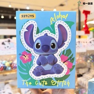 Genuine 52TOYS Star Treasure Stitch Cute Series Stitch Mystery Box Flocking Figure Merchandise