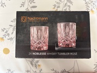 全新未用過 Nachtmann 玫瑰金威士忌杯 2個裝 Nachtmann Noblesse Whisky Tumbler