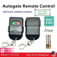 ❖◐Auto Gate Direct Copy 330MHz & 433MHz  SMC5326 Remote