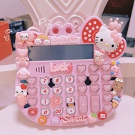 KT Calculator Sticky Diamond Cartoon hello Kitty Voice Sticker Diamond Calculator KT Diamond Calcula