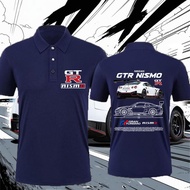 polo for men Sports Nissan GTR Nissan Polo Shirt GTR Fashion Cotton polo shirt S-3XL washable