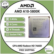 A10 A10-Series AMD 5800K A10 5800 Quad-Core AD580KWOA44HJ เครื่องประมวลผลซีพียู/AD580BWOA44HJ 0ซ็อกเก็ต FM2