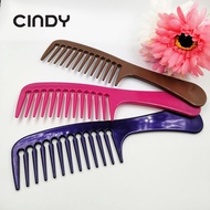 Plastic Hair Comb Large Detangling Hairdressing Brush Flat Handle