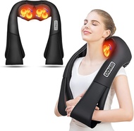 AERLANG Shiatsu Back and Neck Massager Back Massager Deep Tissue Kneading Neck and Shoulder Massage