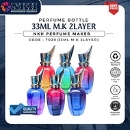 [ 1 PCS ] BOTOL KOSONG MINYAK WANGI 33ML M.K 2LAYER SKRU ( T020 )