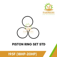 Piston Ring STD Aircooled Diesel Engine 195F 18HP 20HP