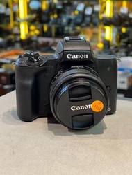 Canon M50 1代 mark 1 + 15-45mm kit set 黑色 拍vlog 入門 無反 觀景器 4k