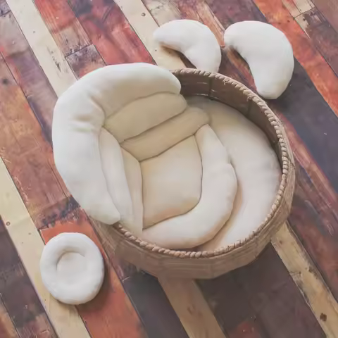 Newborn Photography Props Posing Aids Soft Poser Pillow Pads Basket Mat Cuhsion for Fotografia Acces