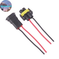 Alittlesearch Foglight Light Bulb Lamp 1/2PCS H8 H9 H11 Male To Female Socket Plug Adapter Connector