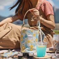 【水桶袋】獅子山 - 六角磁磚系列 / 藍