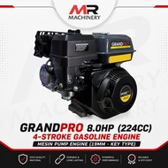 GRANDPRO 8.0HP (224CC) 4-Stroke Gasoline Engine Mesin Pump Engine (19MM - KEY TYPE)