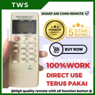 TWS sharp aircond remote control |sharp air conditioner remote control