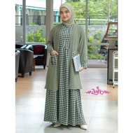 Andara dress ori zahin, outer, gamis ori, gamis outer